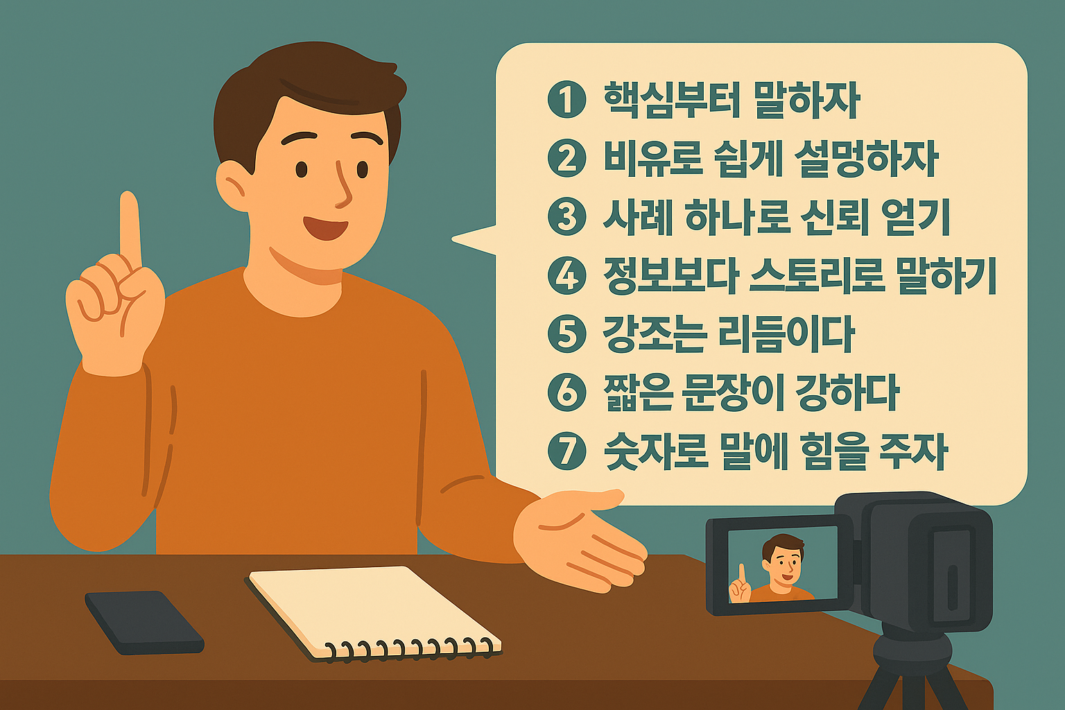 설득력 올라가는 꿀팁 7가지