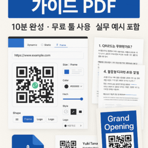 QR제작 가이트 PDF