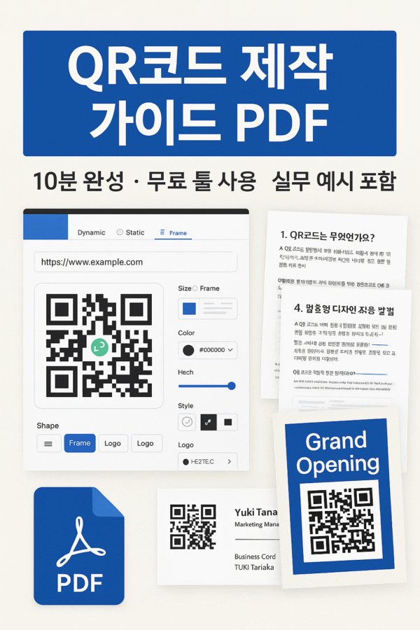 QR제작 가이트 PDF